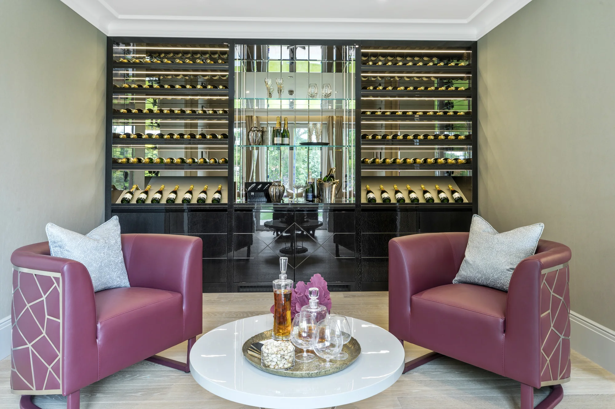 Overall view of wine room
